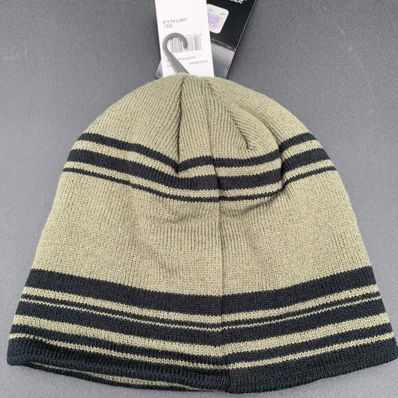 PGA Tour Golf Beanie Hat Gray Black Knit Patterned Acrylic OSFM - Picture 2 of 2